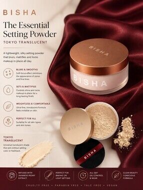 BISHA The Essential Setting Powder - Tokyo Translucent
